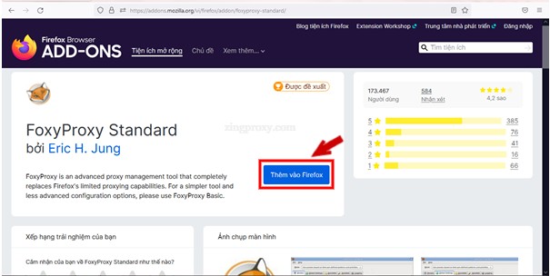 Tải FoxyProxy Standard cho Firefox