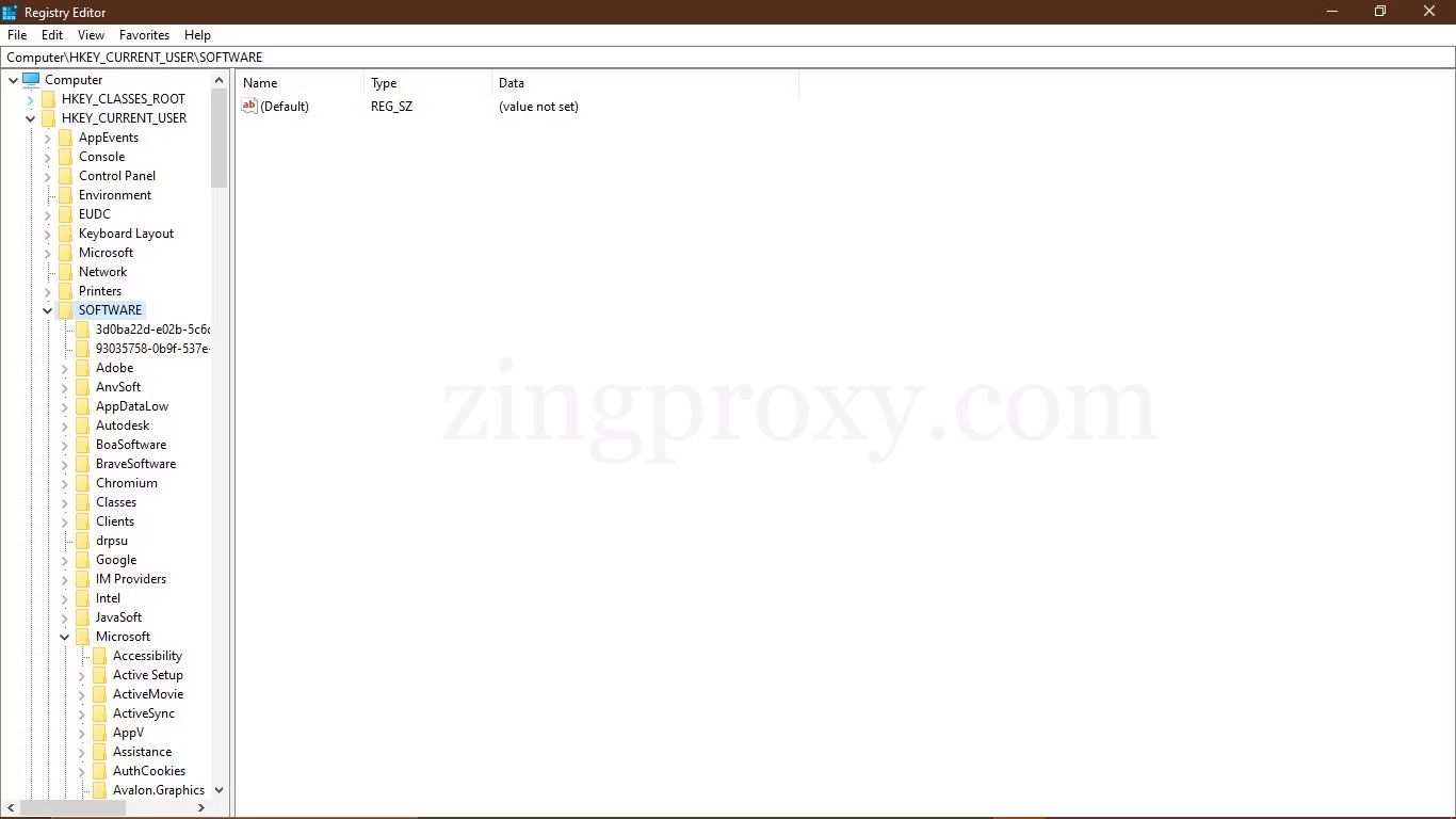 Thực hiện sao lưu cơ sở dữ liệu của Registry