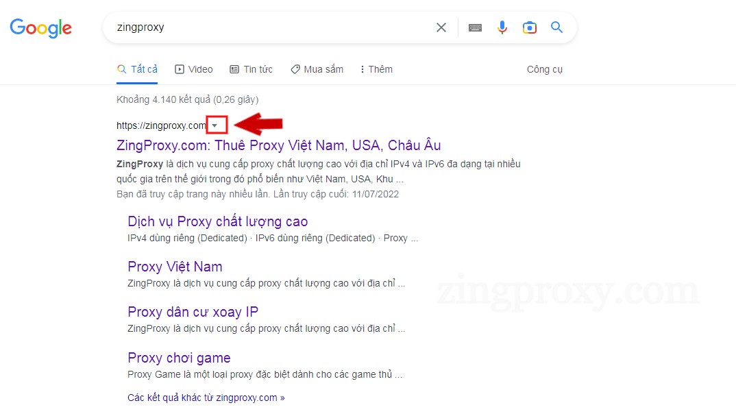 Sử dụng Google Cache để khắc phục trang web không tải được