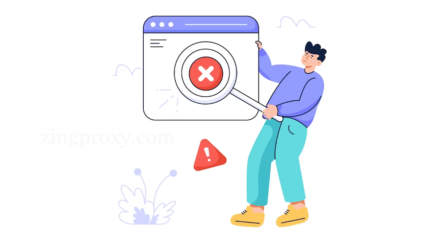 Proxy có thể chặn trang web nếu ping không thành công