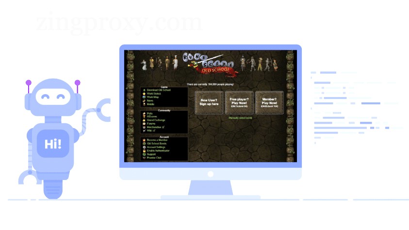 Proxy chuyên dụng trả phí là lựa chọn tốt hơn để chạy bot trong Runscape
