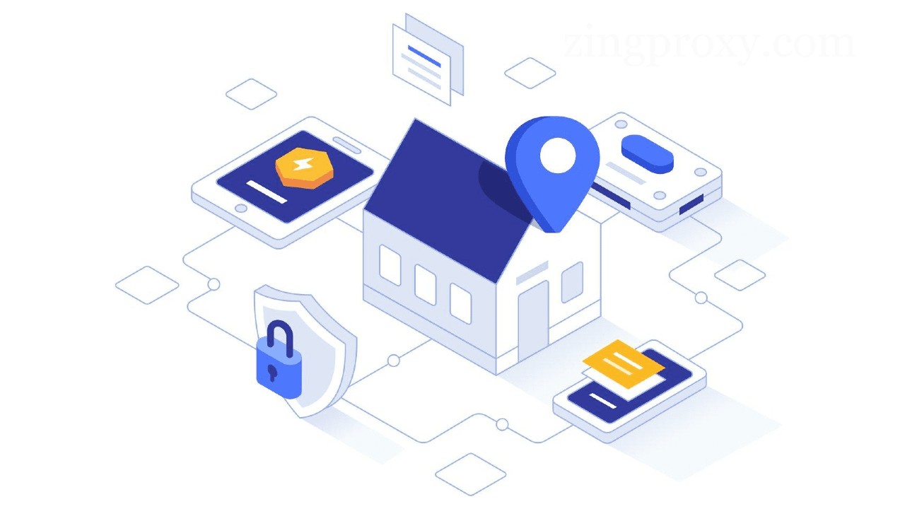 Địa chỉ thực của proxy dân cư tạo vùng an toàn cho hoạt động của bạn