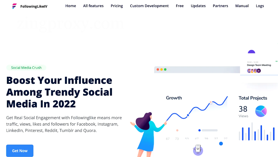 FollowingLike dễ dàng thiết lập các truy vấn để thu thập thông tin