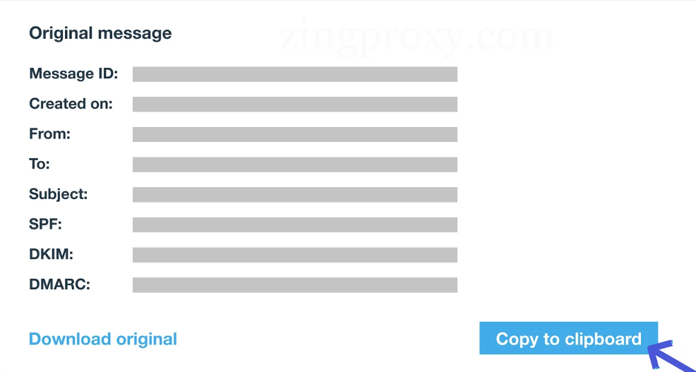 Click vào Copy to Clipboard để lấy thông tin địa chỉ IP