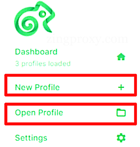 Thêm proxy vào hệ thống với Open Profile