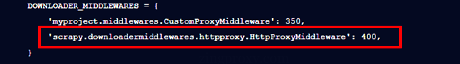 Nhập mã với thông tin proxy của bạn