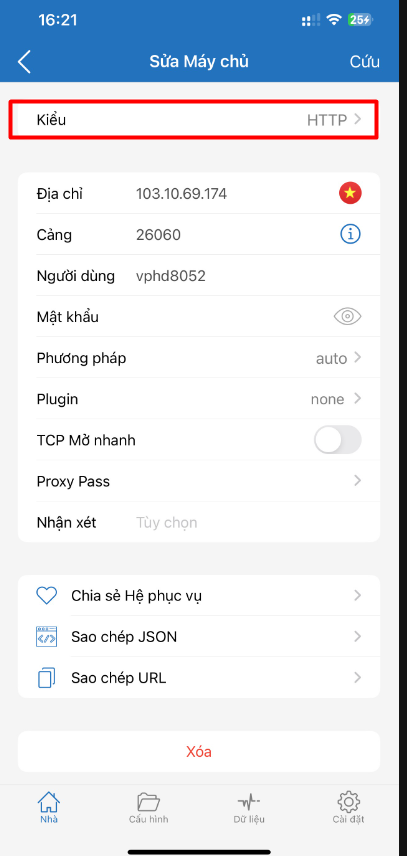 Cài đặt Shadowrocket