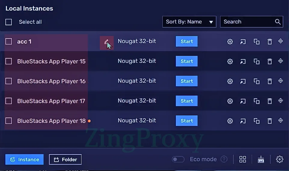Tạo nhiều Profiles thành công, dễ dàng đổi tên từng Profiles theo nhu cầu sử dụng
