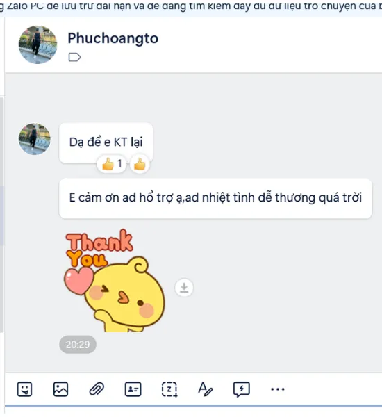 Phản hồi khách hàng 2