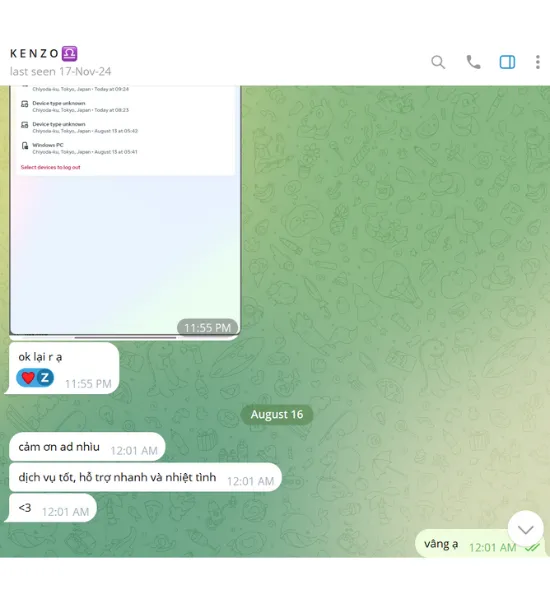 Phản hồi khách hàng 9